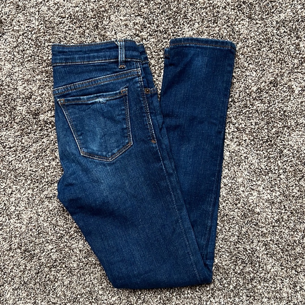 Gap Kids Stretch Super Skinny Blue Denim Jeans Size 10 Regular